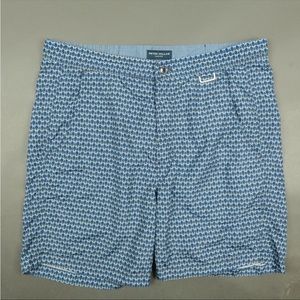 Peter Millar Collection Two Can Too Whimsical Toucan Print Swim Trunks Size S